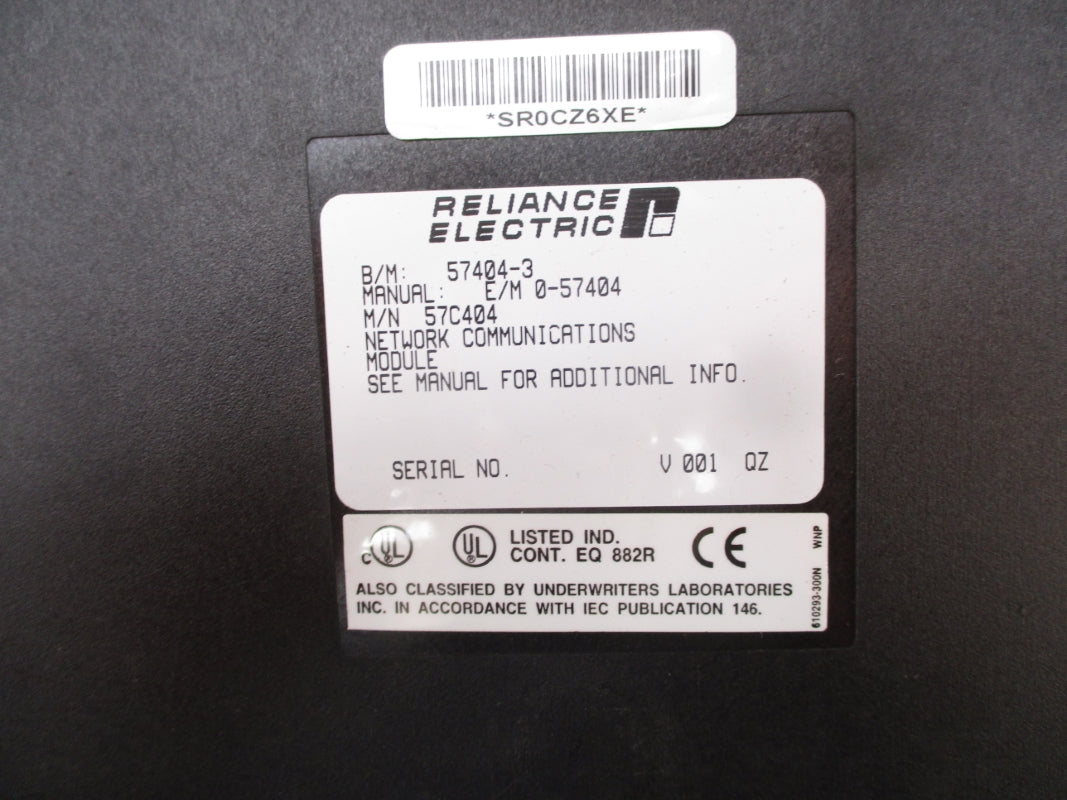 RELIANCE ELECTRIC 57C404 57404-3 UNMP