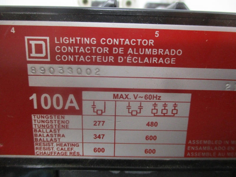 SQUARE D 8903SQO2 120V 100A NSNP