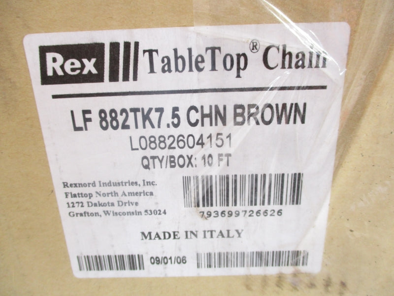REXNORD LF882TK7.5 L0882604151 10FT NSMP