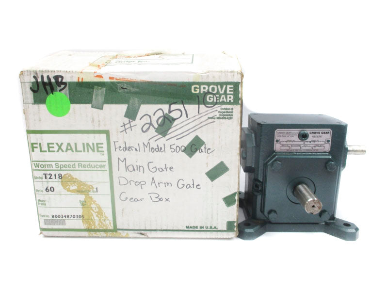 GROVE GEAR T218-1 60:1 NSMP