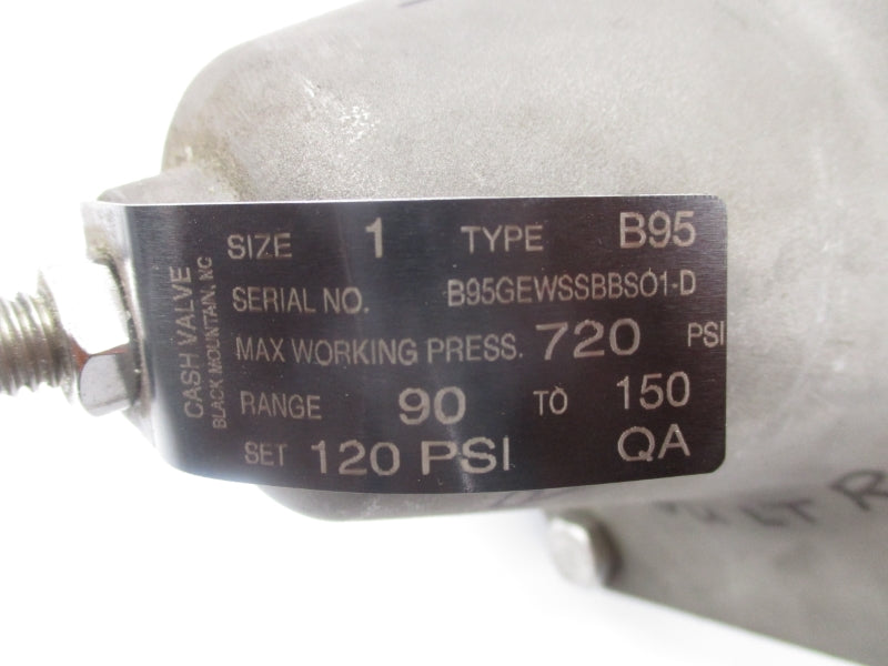 CASH VALVE B95-502 720PSI 1" NSNP