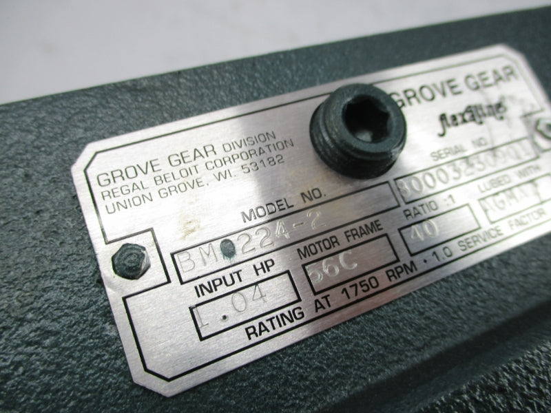 GROVE GEAR BMQ224-2 40:1 NSMP