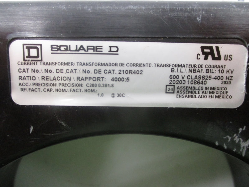 SQUARE D 210R402 600V 4000:5 NSNP