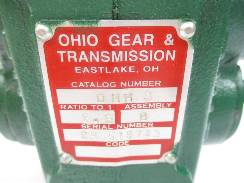 ohio gear OHIO GEAR & TRANSMISSION DHHO NSMP