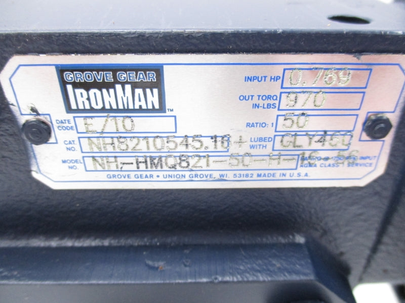 GROVE GEAR NH8210545.16 NH-HMQ821-50-H-16-56 NSMP