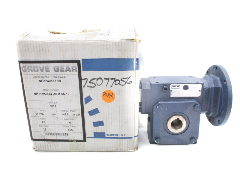 GROVE GEAR NH8240553.19 NH-HMQ824-20-H-56-19 NSMP