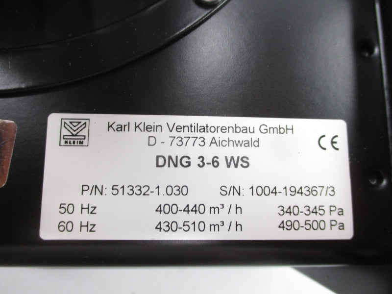 KARL KLEIN 51332-1.030 DNG3-6WS 350-530V 0.55A (AS PICTURED) NSNP
