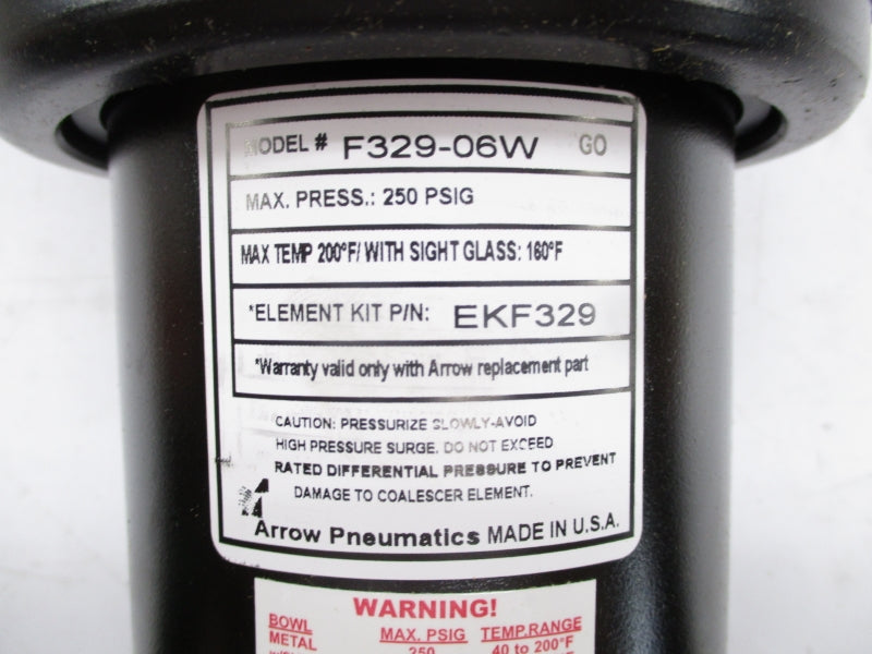 ARROW PNEUMATICS F329-06W 250PSI NSMP