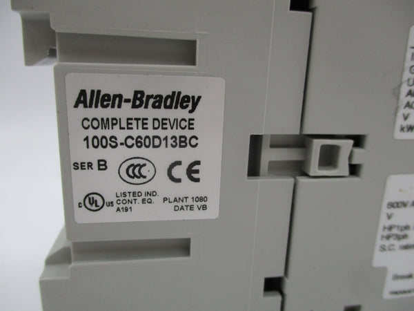 ALLEN BRADLEY 100S-C60D13BC SER. B 110/120V (BR/WH) NSMP