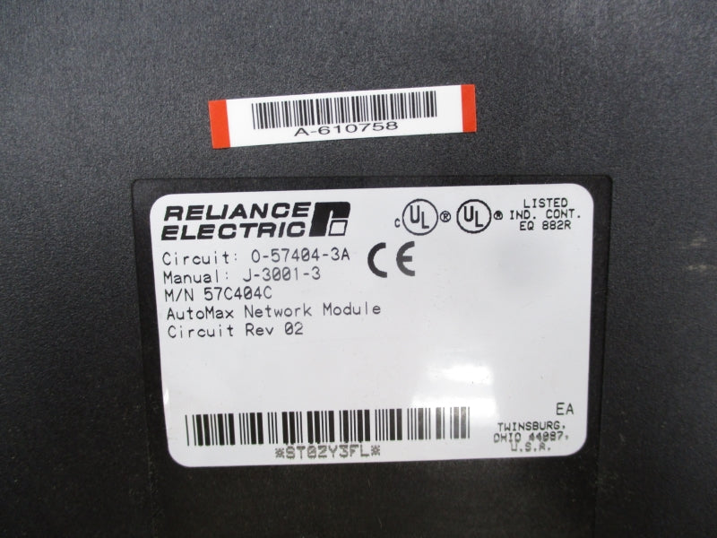 RELIANCE ELECTRIC 57C404C 0-57404-3A REMAN