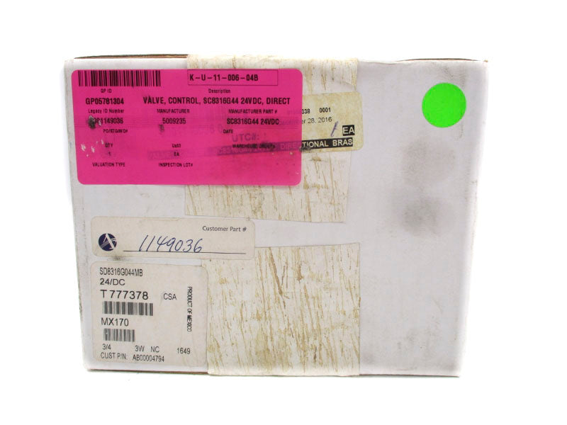 ASCO SD8316G044MB 24VDC NSFS