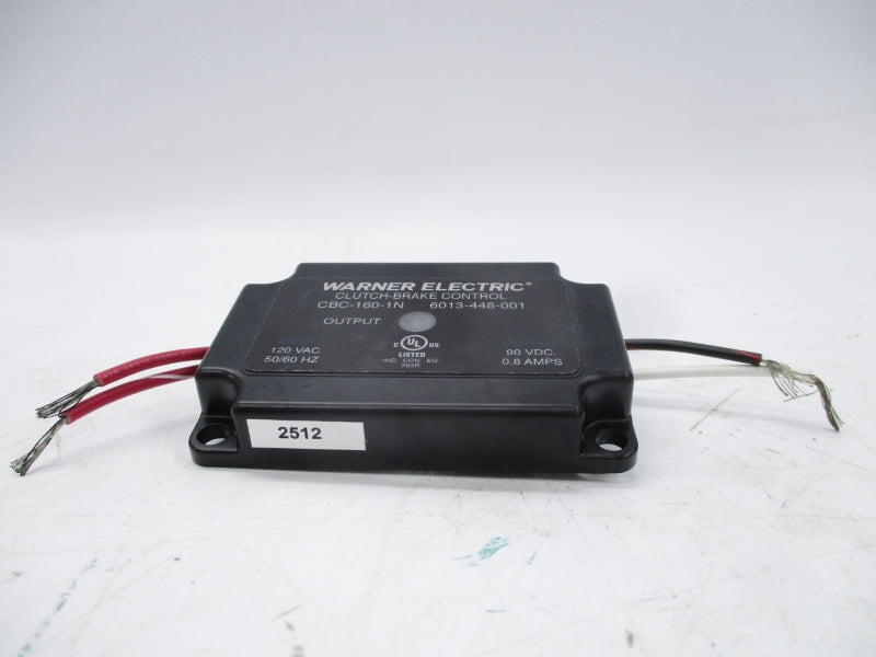 WARNER ELECTRIC 6013-448-001 CBC-160-1N 120VAC 0.8A NSMP