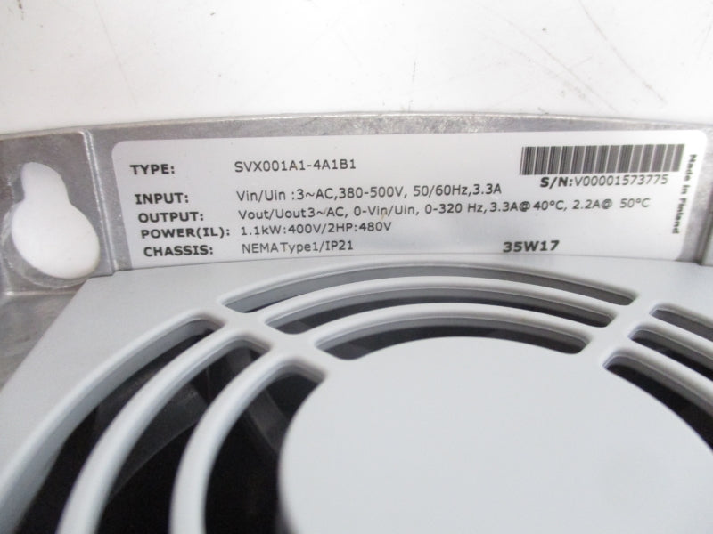 EATON SVX001A1-4A1B1 SVX9000 380-500V 3.3A NSMP