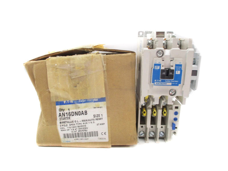 EATON AN16DN0AB SER. B1 110/120V 27A NSMP