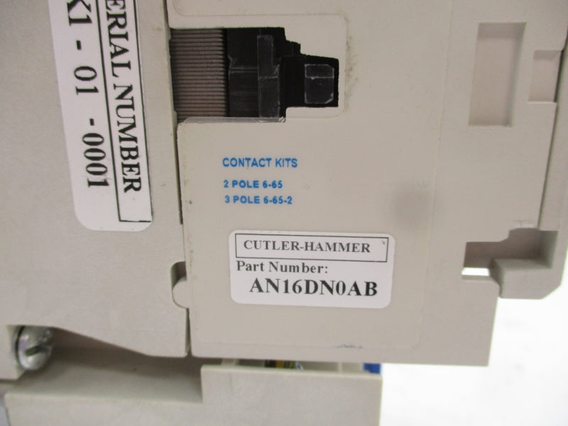 EATON AN16DN0AB SER. B1 110/120V 27A NSMP