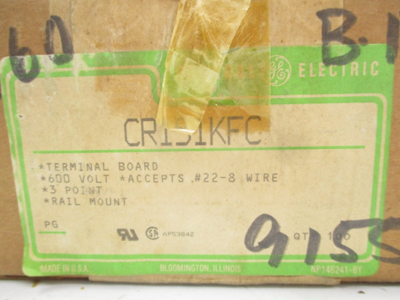 GENERAL ELECTRIC CR151KFC (PKG OF 100) 600V NSMP
