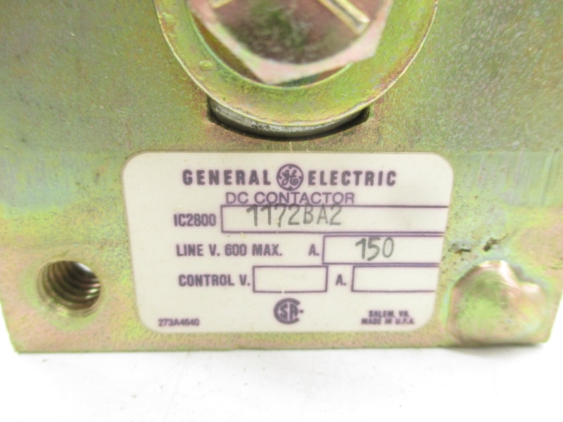 GENERAL ELECTRIC IC28001172BA2 230/250VDC NSMP