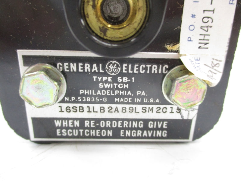 GENERAL ELECTRIC 16SB1LB2A89LSM2C15 NSNP