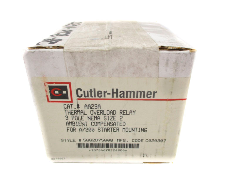 CUTLER HAMMER AA23A 5662D75G08 NSFS