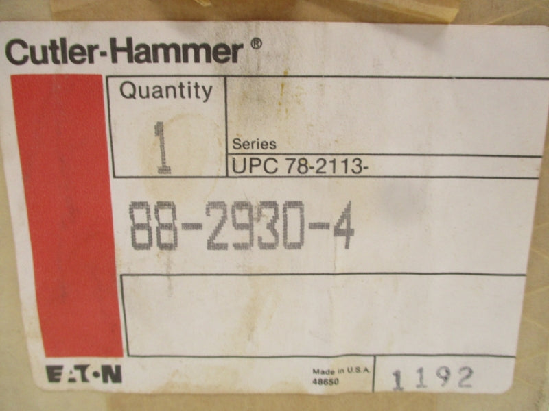 CUTLER HAMMER 88-2930-4 NSMP