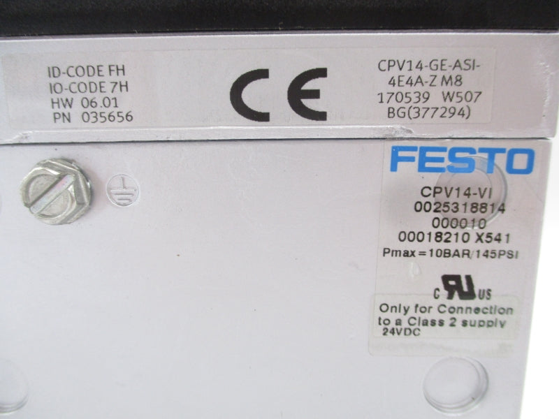 FESTO CPV14-GE-ASI-4E4A-Z 170539 24VDC 145PSI NSNP