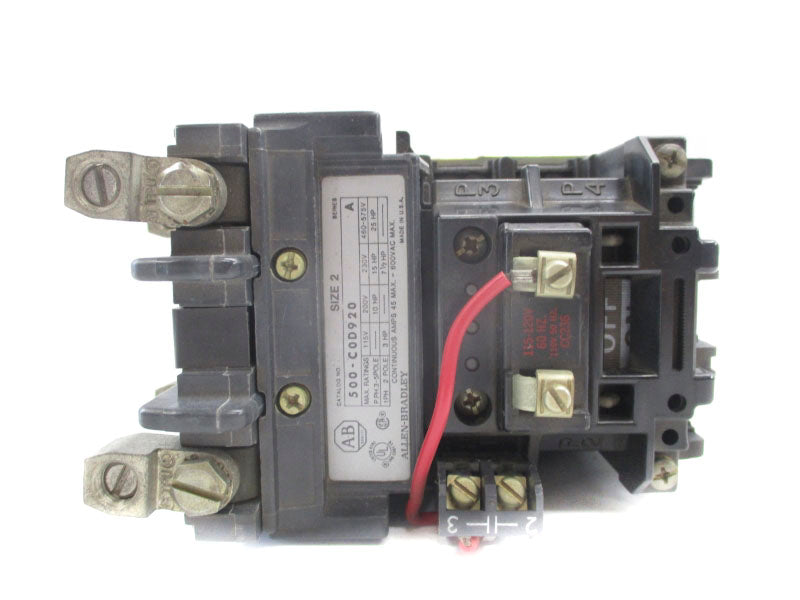 ALLEN BRADLEY 500-COD920 SER. A 120V 45A NSNP