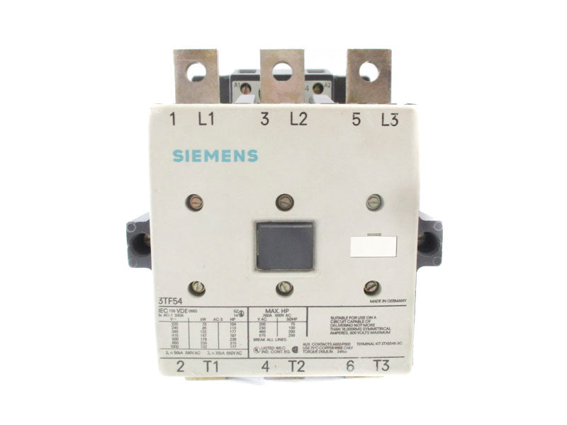 SIEMENS 3TF54 115V 300A NSNP