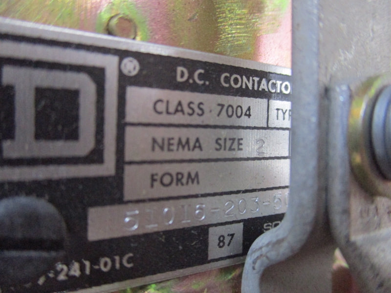 SQUARE D 7004MXD01 SER. A 230/240VDC 50A NSNP