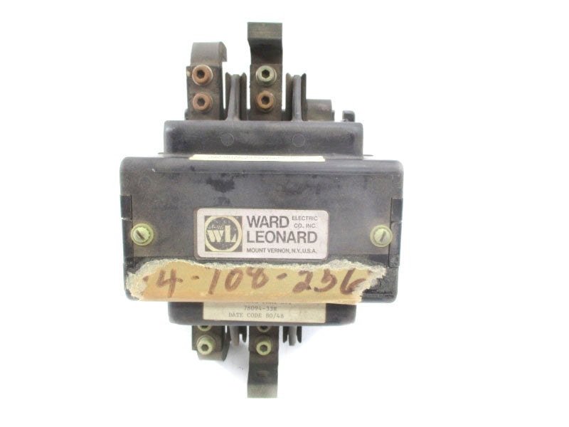 WARD LEONARD RDP9-21100 120V 265A NSNP