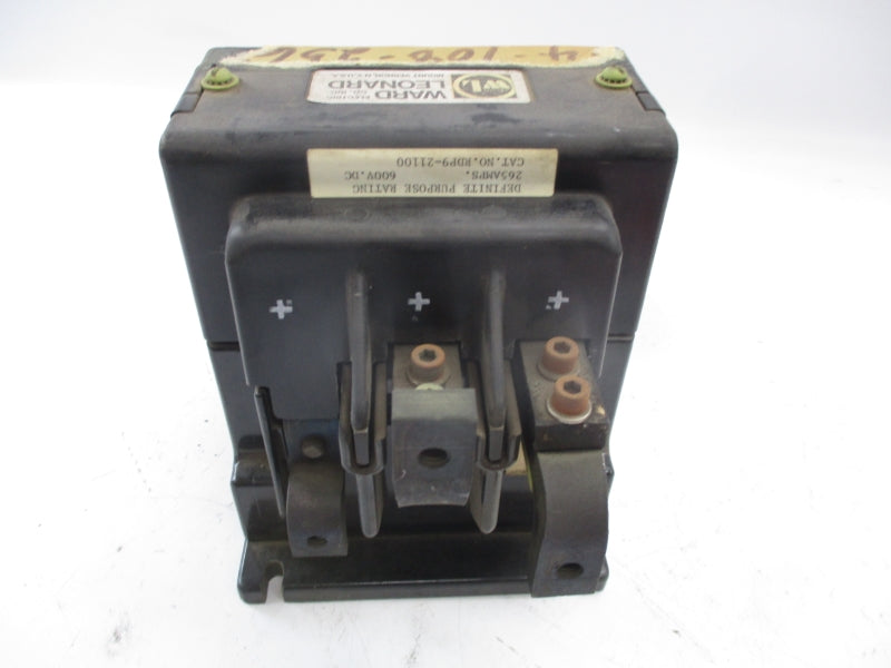 WARD LEONARD RDP9-21100 120V 265A NSNP