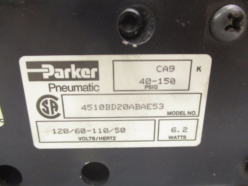 PARKER 4510BD20ABAE53 120V 40-150PSI NSNP