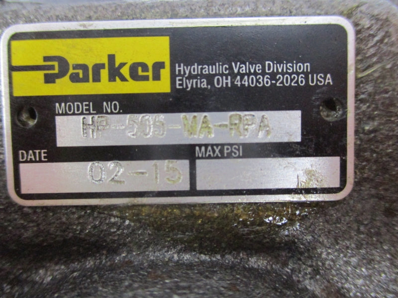 PARKER HP-505-MA-RPA NSNP