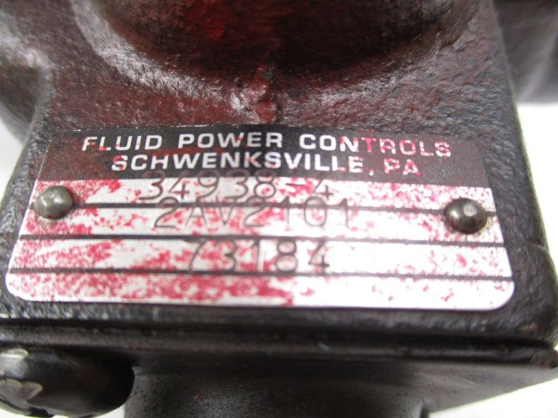 FLUID POWER CONTROLS 34938-4 2AV2101 400VAC 10A NSNP