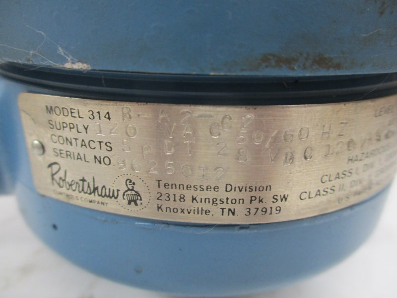 ROBERTSHAW 314B-A2-C2 120VAC NSNP