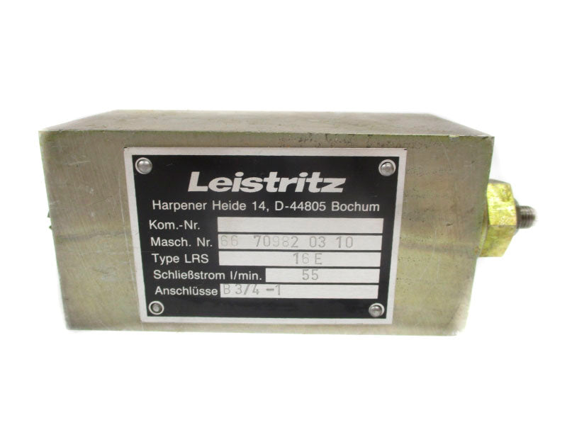 LEISTRITZ LRS16E B3/4-1 NSNP