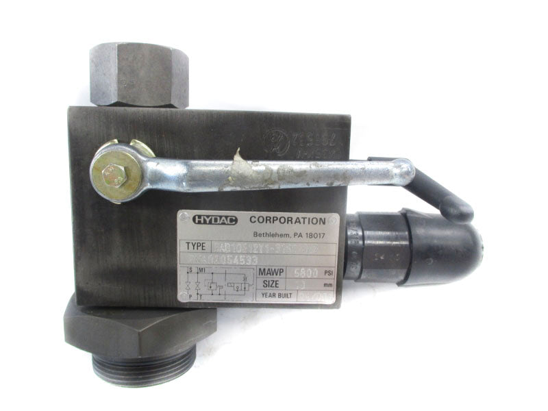 HYDAC SAB10E12Y1-315CS63 02054533 5800PSI NSNP