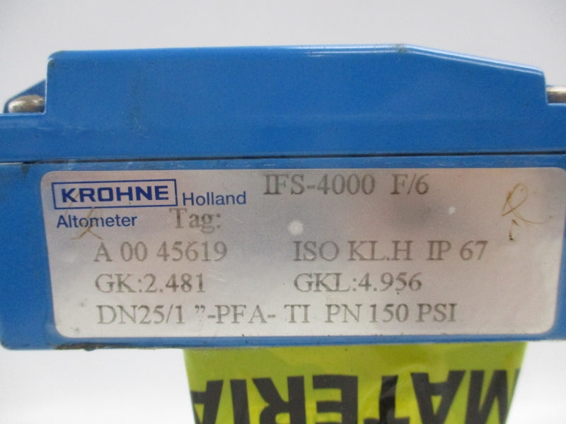 KROHNE IFS-4000F/6 150PSI NSNP