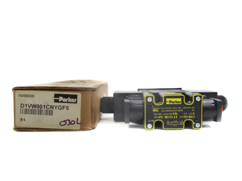 PARKER D1VW001CNYGF5 110/120V .46/.52A 5000PSI NSMP