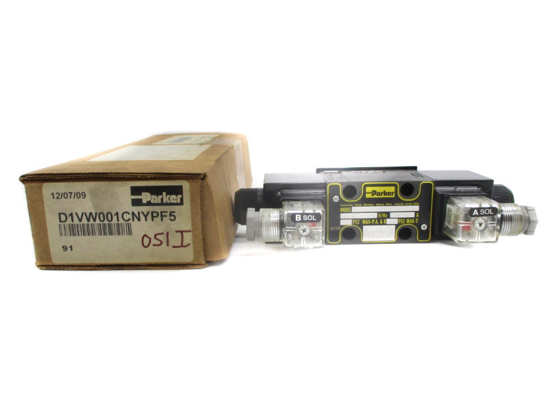 PARKER D1VW001CNYPF5 110/120V .46/.52A 5000PSI NSMP