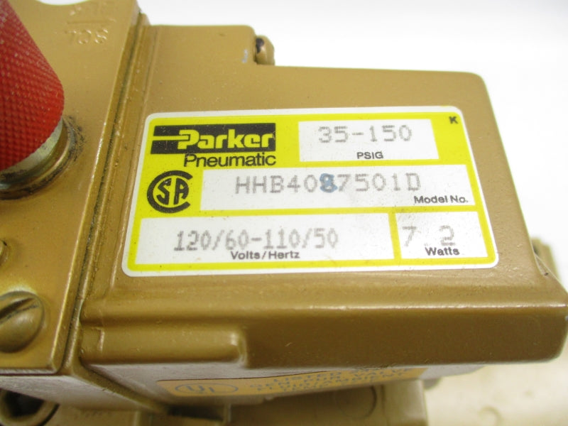PARKER HHB4087501D 110/120V 35-150PSI NSMP