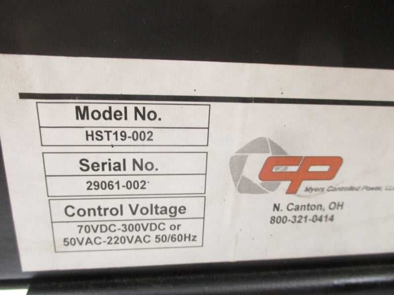 MYERS CONTROLLED POWER HST19-002 50-220VAC NSNP