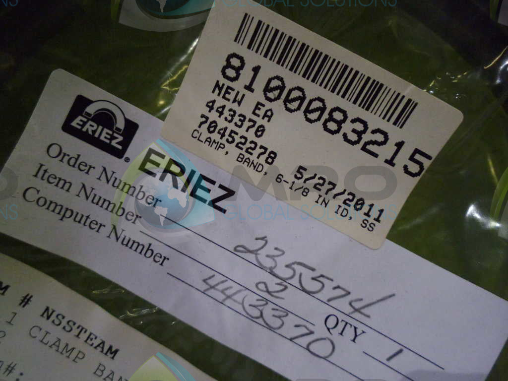ERIEZ 443370 CLAMP *NEW IN ORIGINAL PACKAGE*