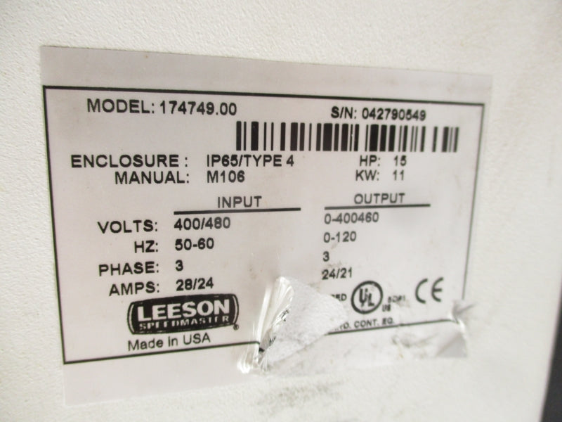 LEESON 174749.00 400/480V 28/24A UNMP