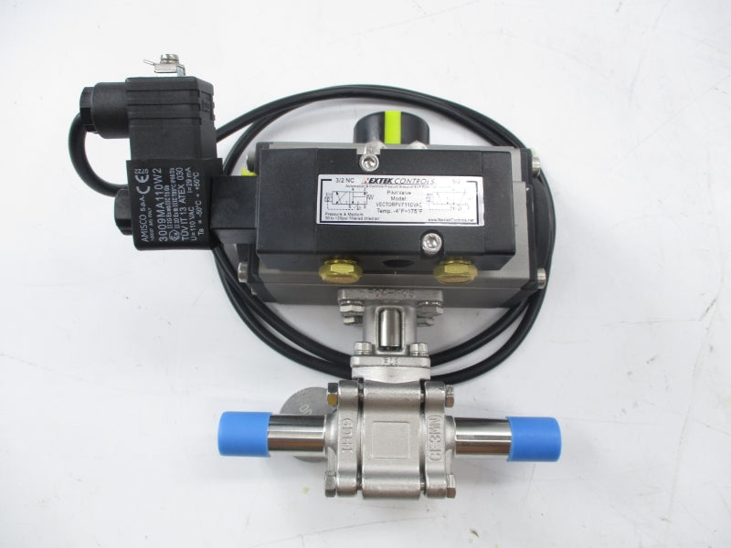 SVF FLOW CONTROLS A2S-20-10-B SB706666ATETO00700XC 110VAC 120PSI 3/4" NSNP
