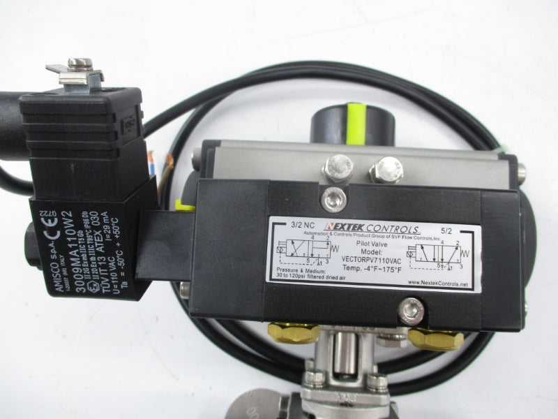 SVF FLOW CONTROLS A2S-20-10-B SB706666ATETO00700XC 110VAC 120PSI 3/4" NSNP