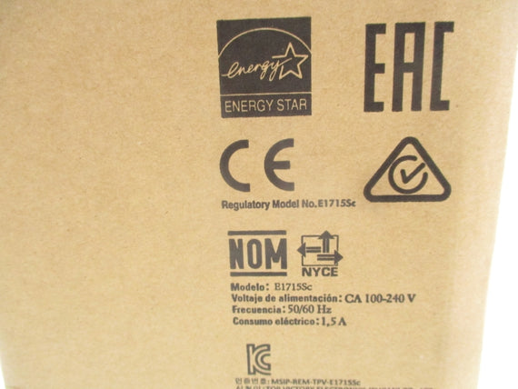DELL E1715SC 100-240V 1.5A NSFS