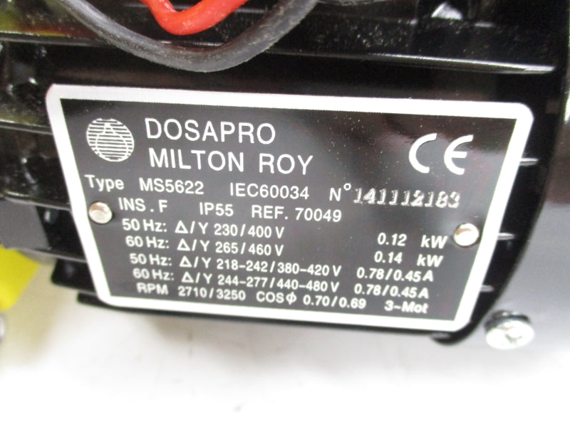 MILTON ROY GA90P6P3 MS5622 480V 0.78A NSMP