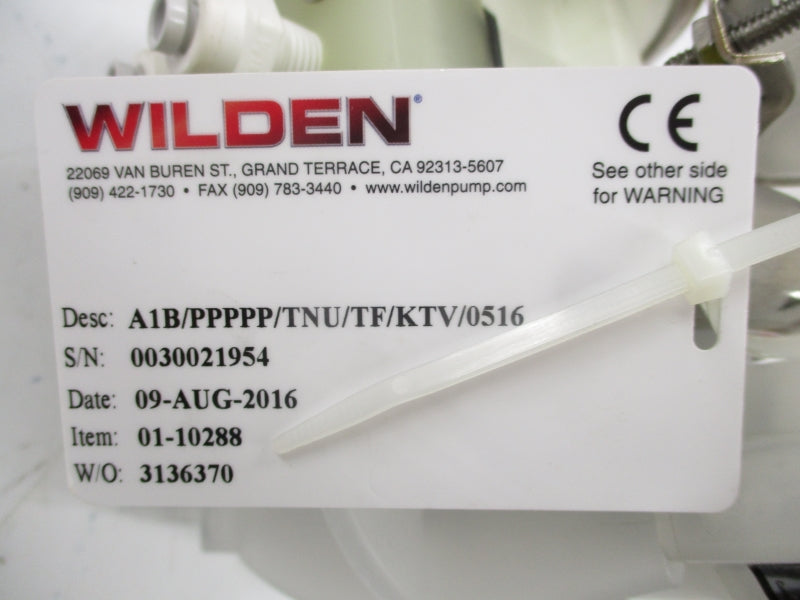 WILDEN A1B/PPPPP/TNU/TF/KTV/0516 WIL-01-10288 32-175'F NSMP