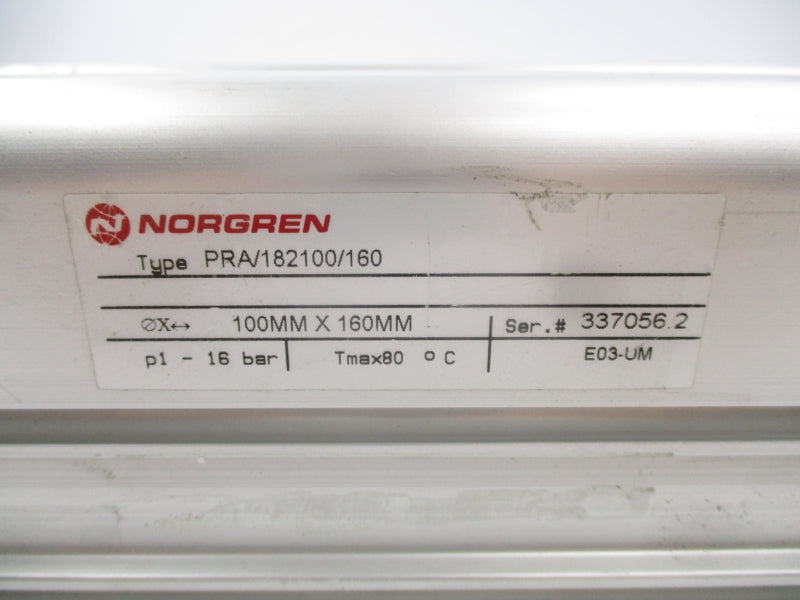 NORGREN PRA/182100/160 100MMX160MM NSNP
