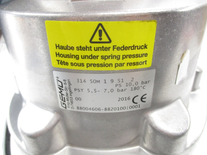 GEMU 31450M19512 SRP981-BIDLS1NA 90PSI 180'C NSNP